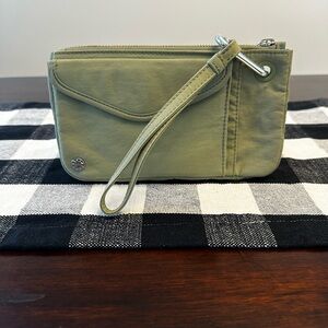 Green Athleta wristlet